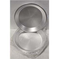 11" ALUMINUM PIE PLATES - ONE BOX OF 12 PLATES