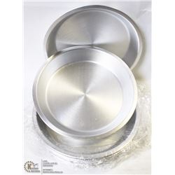 7" ALUMINUM PIE PLATES - ONE BOX OF 12 PLATES