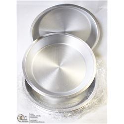 7" ALUMINUM PIE PLATES - ONE BOX OF 12 PLATES