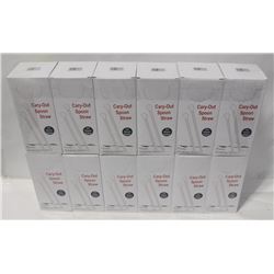 1 DOZEN CASES (2400) OF CARRY OUT PLASTIC SPOON