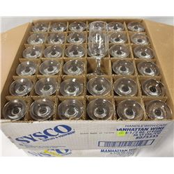2 CASES OF 2OZ MANHATTAN WINE GLASSES
