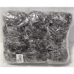 PACKAGE OF 12 POT SCRUBBERS