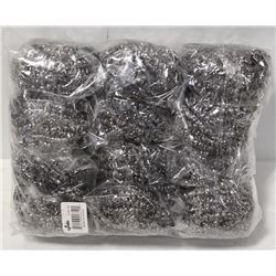 PACKAGE OF 12 POT SCRUBBERS