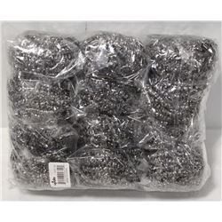 PACKAGE OF 12 POT SCRUBBERS