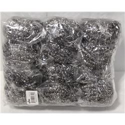 PACKAGE OF 12 POT SCRUBBERS