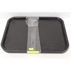 CAFETERIA  TRAYS- 6 TRAYS