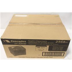 CASE OF NEW CASCADES SERVONE NAPKIN DISPENSERS