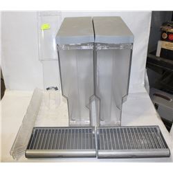 2 BULK DRY GOODS / CEREAL DISPENSERS 2 DRIP TRAYS