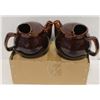 Image 1 : 2 NEW  BROWN-FINISH 2 CUP TEAPOTS