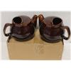 Image 1 : 2 NEW  BROWN-FINISH 2 CUP TEAPOTS
