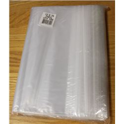 LOT OF 100- 12" X 15" ZIP LOCK 2 MIL BAGS
