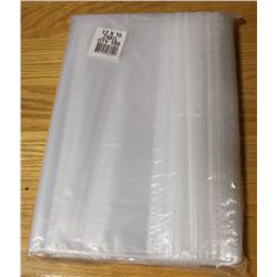 LOT OF 100- 12" X 15" ZIP LOCK 2 MIL BAGS