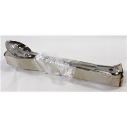 NEW 15" STAINLESS SLOTTED SPOONS - LOT OF 12