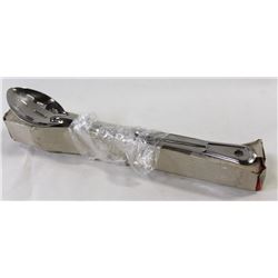 NEW 15" STAINLESS SLOTTED SPOONS - LOT OF 12
