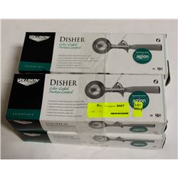 GROUP OF FOUR NEW VOLLRATH PORTION CONTROL