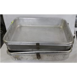 GROUP OF FOUR COMMERCIAL ALUMINUM SQUARE