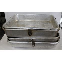 GROUP OF FOUR COMMERCIAL ALUMINUM SQUARE