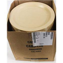 CASE OF CAMBRO 10" PLATES
