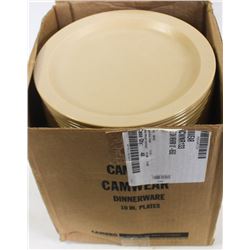 CASE OF CAMBRO 10" PLATES
