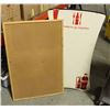 Image 1 : COCA COLA FOLDING SIGN WITH CORK BOARD