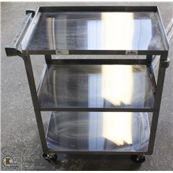 24" X 15" STAINLESS STEEL CART - NEW