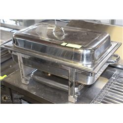 8 QT STAINLESS STEEL CHAFER DISH WITH 3 1/3 SIZE
