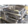 Image 1 : 8 QT STAINLESS STEEL CHAFER DISH WITH 3 1/3 SIZE
