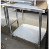 Image 1 : STAINLESS WORK TABLE 30"X36" NEW