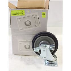 4 NEW CASTORS - 2 LOCKING, 2 NON-LOCKING - 2-3/8"