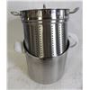 Image 1 : 20QT STOCK POT WITH STEAM INSERT