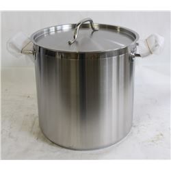 NEW 16QT HD STAINLESS STOCK POT INDUCTION CAPABLE