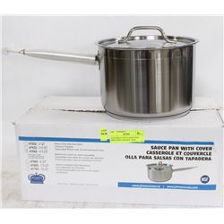 4.5QT HEAVY DUTY SAUCE PAN INDUCTION CAPABLE - NEW