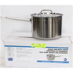 4.5QT HEAVY DUTY SAUCE PAN INDUCTION CAPABLE - NEW