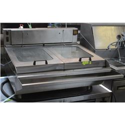 ELECTRIC STEAM GRIDDLE FLAT TOP WITH DOUBLE