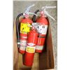 Image 1 : LOT OF 3 SMALL CHARGED EXTINGUISHERS IN BOXES