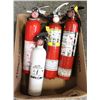 Image 1 : LOT OF 4 SMALL CHARGED EXTINGUISHERS IN BOXES