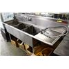 Image 1 : TRIPLE NSF COMMERCIAL SINK W/ PULL DOWN FAUCET
