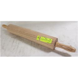 ME#14)ROLLING  PIN 15" WOODEN
