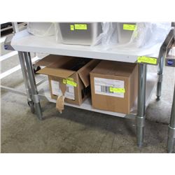 ME#05) 30"X36" STAINLESS STEEL EQUIPMENT STAND