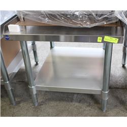 ME#06) 30"X24" STAINLESS STEEL EQUIPMENT STAND