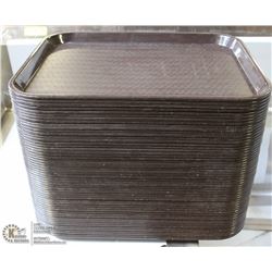LOT OF APPROX 50 CAFETERIA TRAYS
