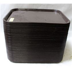 LOT OF APPROX 50 CAFETERIA TRAYS
