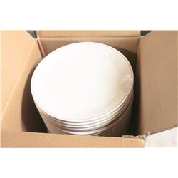 CASE OF NEW ROUND PLATES- 24 PER CASE