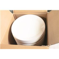 CASE OF NEW ROUND PLATES- 24 PER CASE