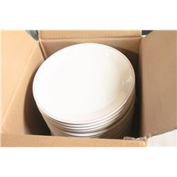 CASE OF NEW ROUND PLATES- 24 PER CASE