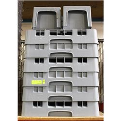 15 CAMBRO DISH WASHING RACKS W/ 2 CUTLERY RACK