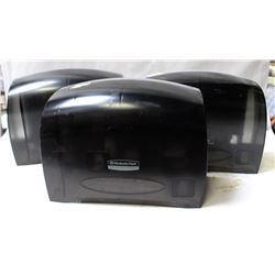 3 TOILET PAPER DISPENSERS