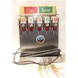 ANTIQUE 5 SPOUT COKE MACHINE