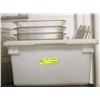 Image 1 : WHITE TOTE W/ ASSORTED SIZED HALF SIZE INSERTS