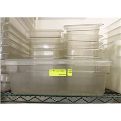 TRAY OF ASSORTED SIZE INSERTS INCL 1/6 & 1/3 SIZE